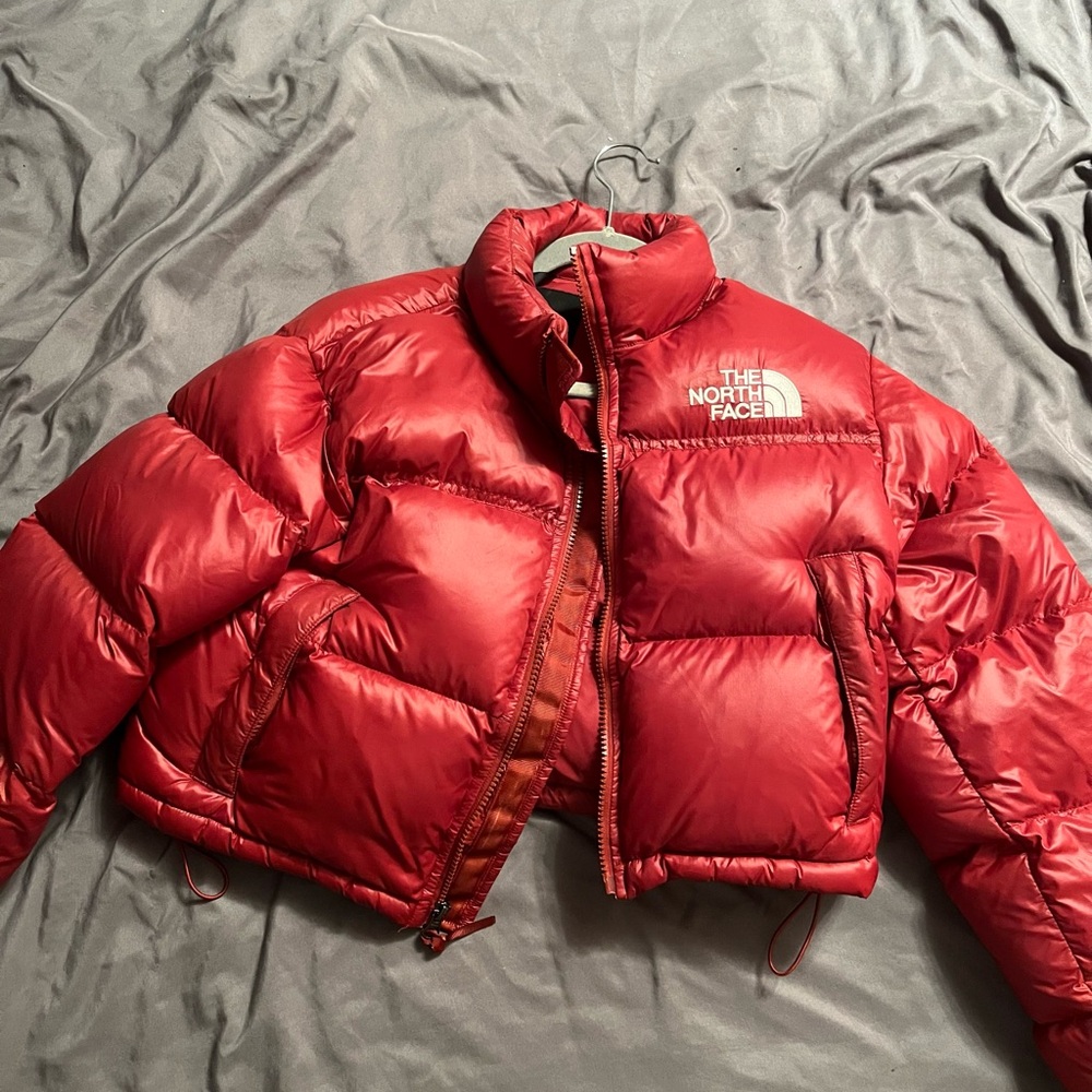 The North Face Red Puffer Jacket